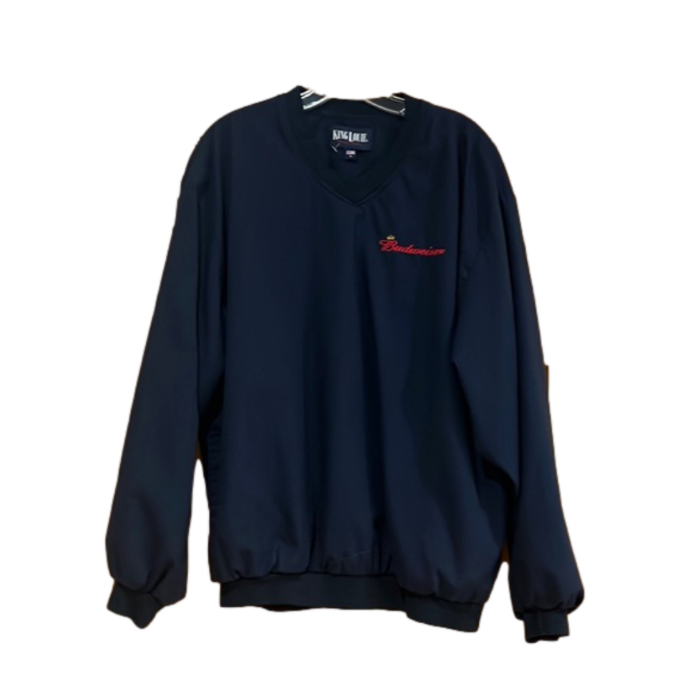 Budweiser Bud Light King Louie V Neck Navy Large
